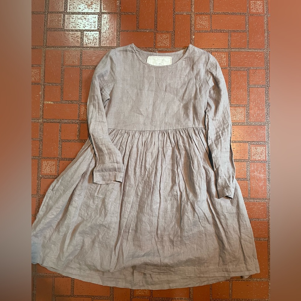 Elegant Gray Women's Dress